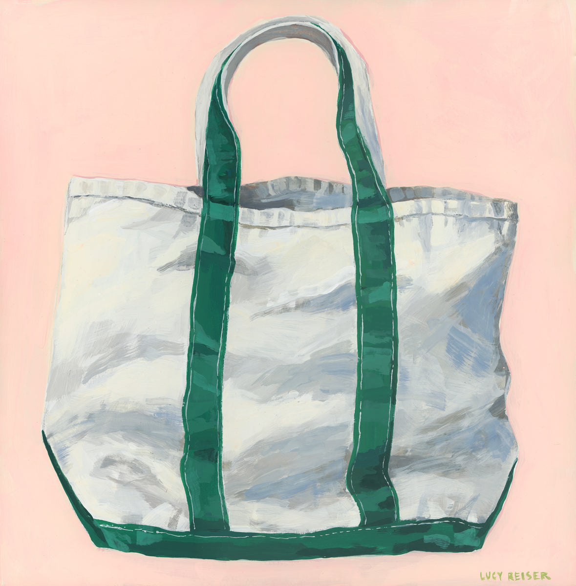 Boat & Tote 12x12 – Lucy Reiser Fine Art