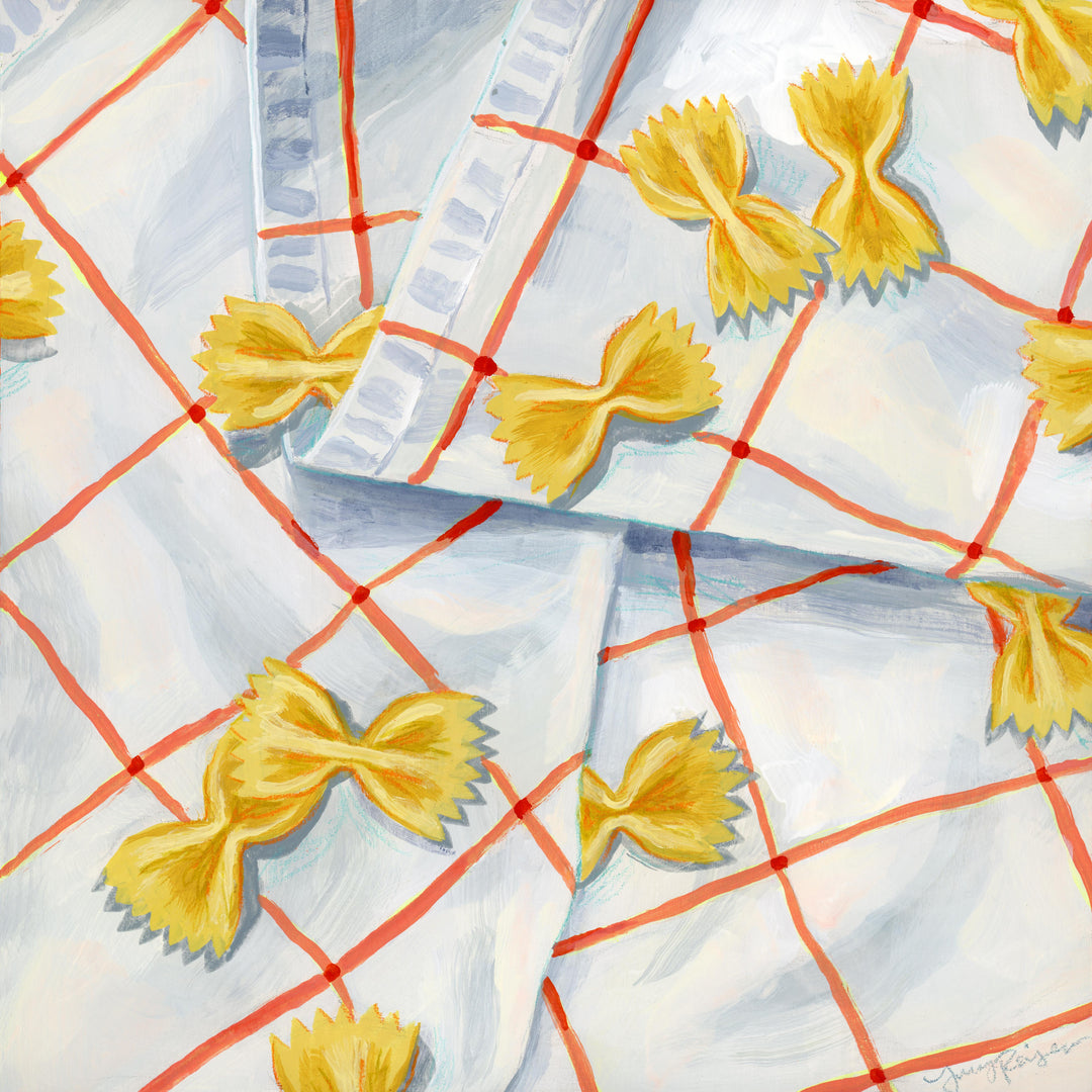 "Red Checkers" Print