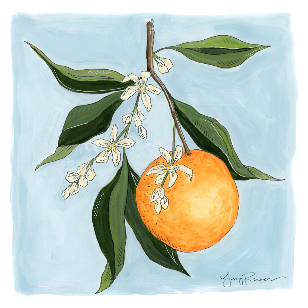 Orange Blossom Print
