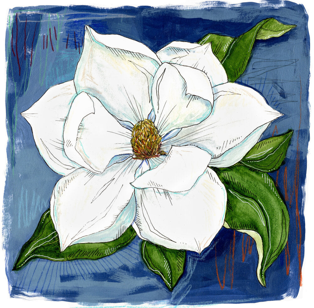 Magnolia Print 8x8