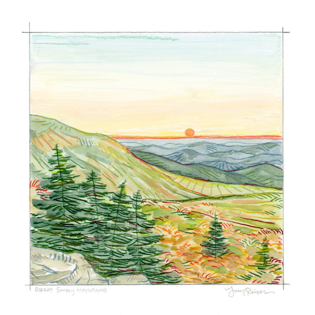 "Great Smoky Mountins" Print