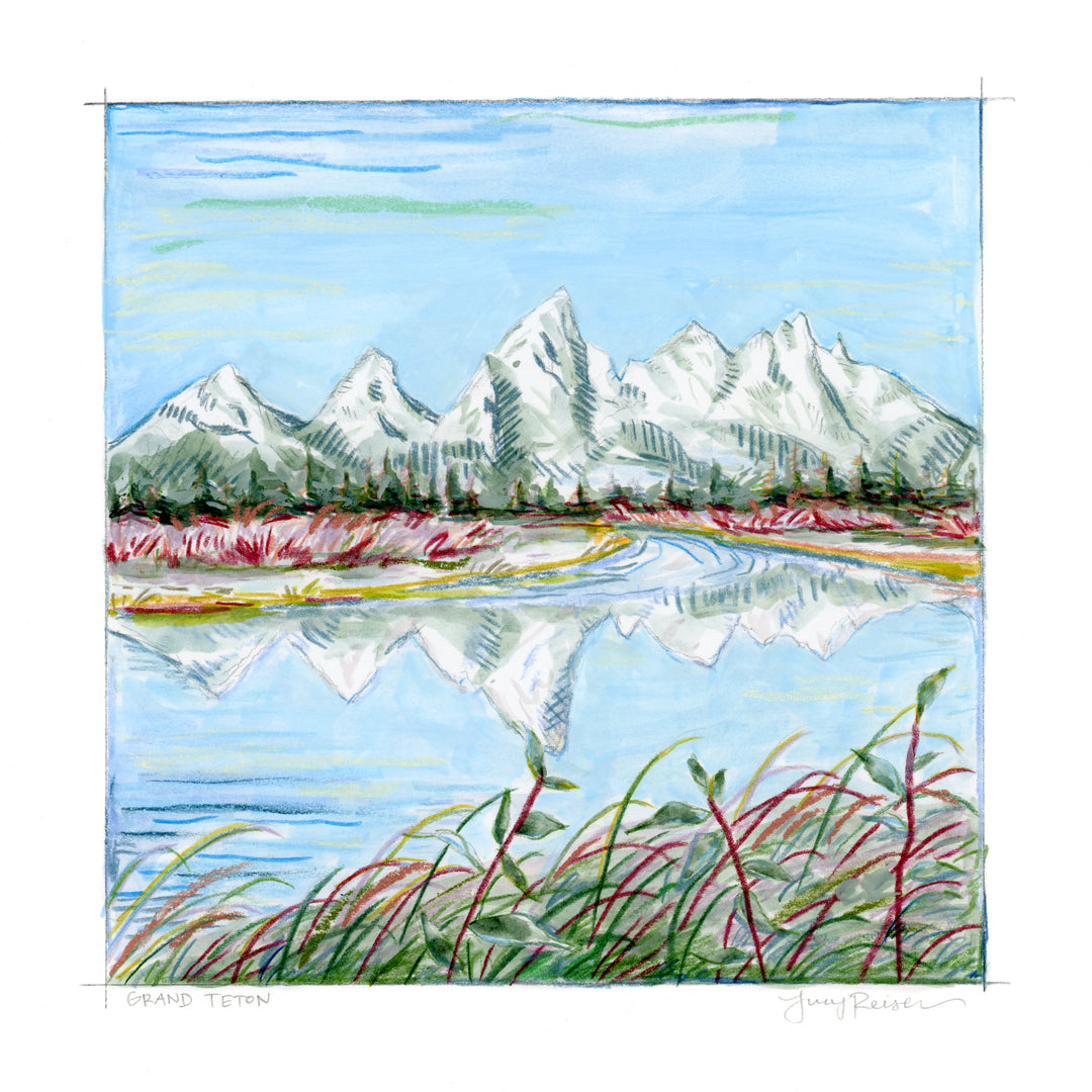 "Tetons" Print
