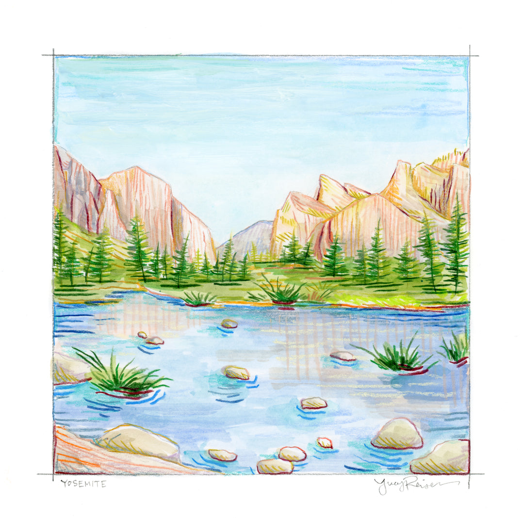 "Yosemite" Print