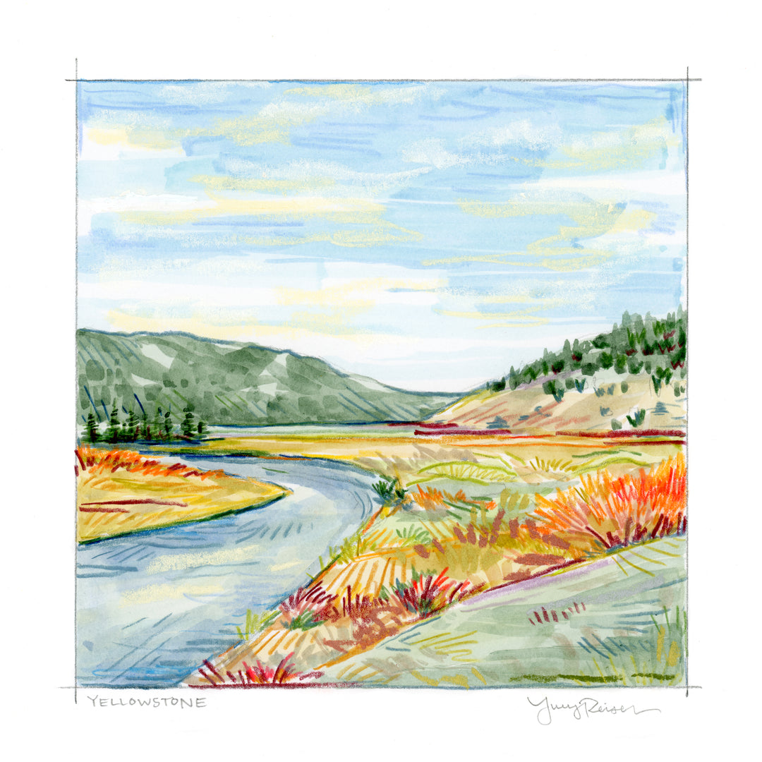 "Yellowstone" Print