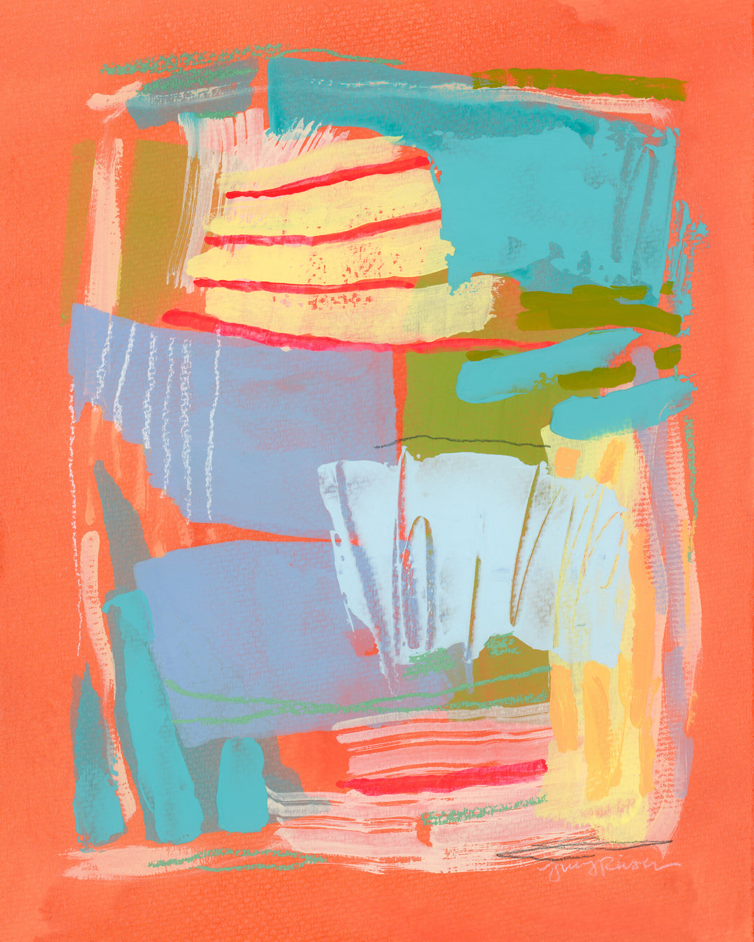 "Vermillion" Print