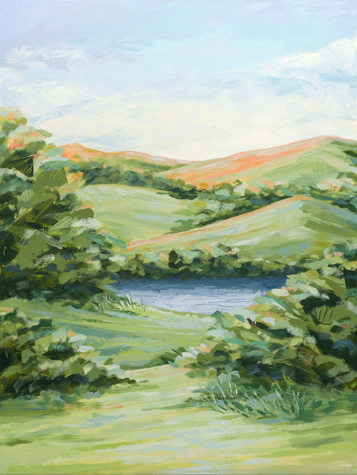 "Rolling Hills" Canvas Print