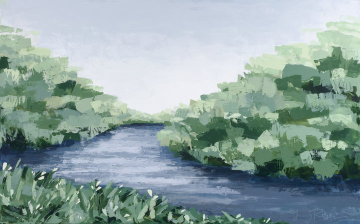 "Winding River" Canvas Print