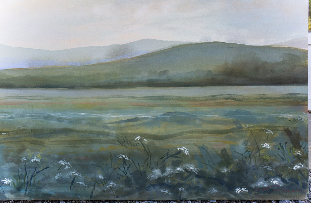 Queen Anne's Lace & Goldenrod 60 x 72