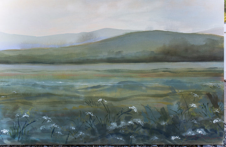 Queen Anne's Lace & Goldenrod 60 x 72
