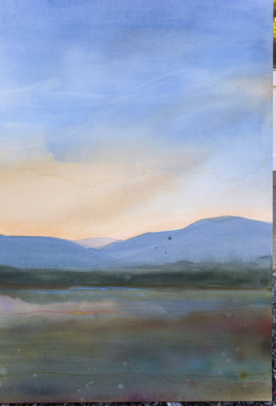 The Firelight, The Rosehips 48 x 84"
