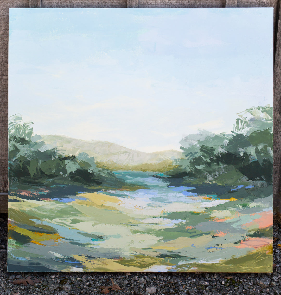 Listen Closely 40 x 40
