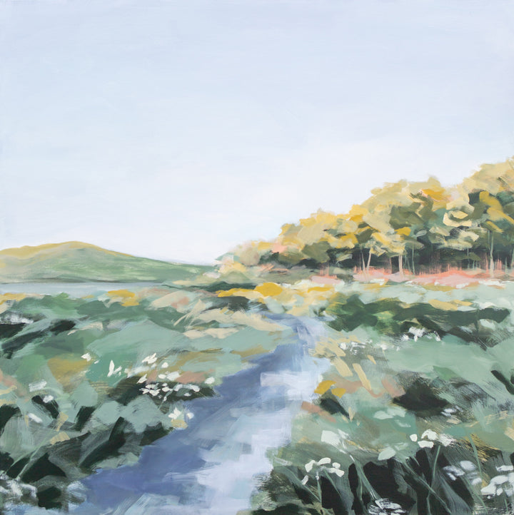 Jordan Pond, Reimagined 36 x 36