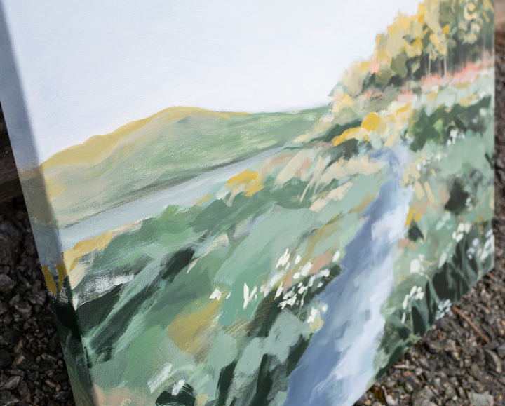 Jordan Pond, Reimagined 36 x 36