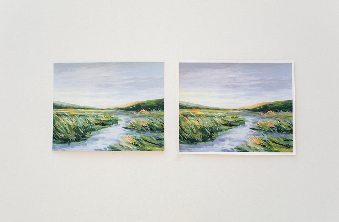 "Marshy Morning" Seconds Canvas Print