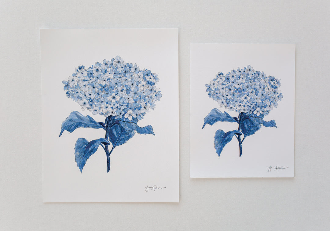 "Hydrangea" Seconds Print