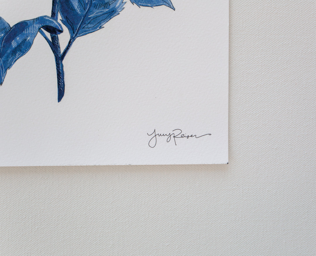 "Hydrangea" Seconds Print