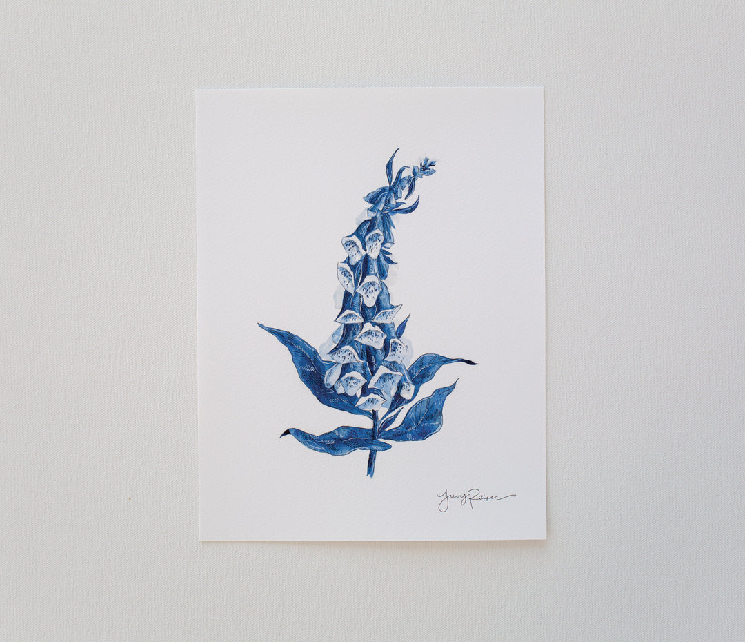 "Foxglove" Seconds Print