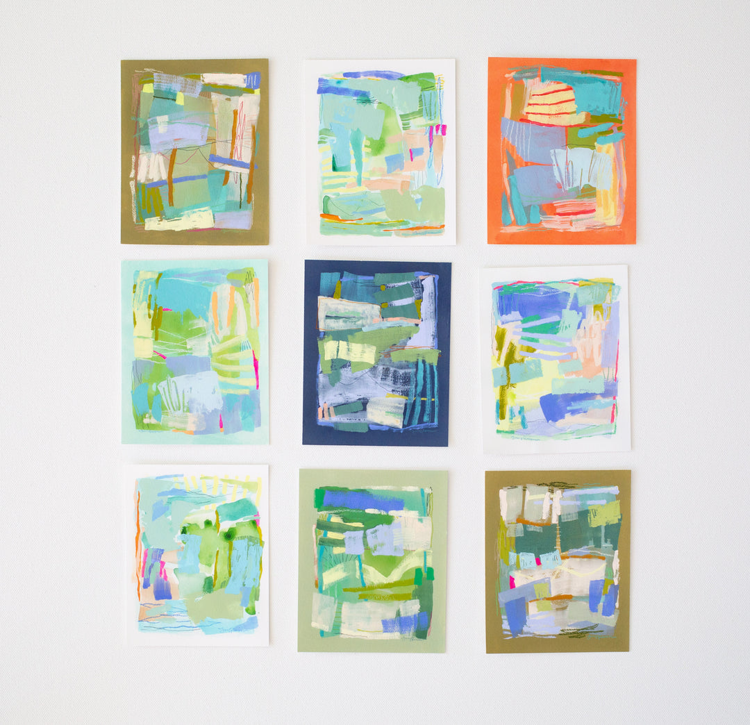 "Set of 9 Abstracts" Seconds Print