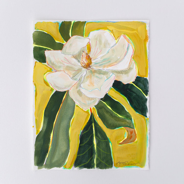 Yellow Magnolia Study 8.5x11