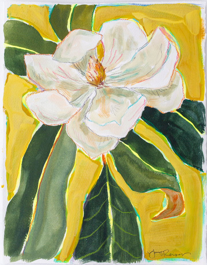 Yellow Magnolia Study 8.5x11