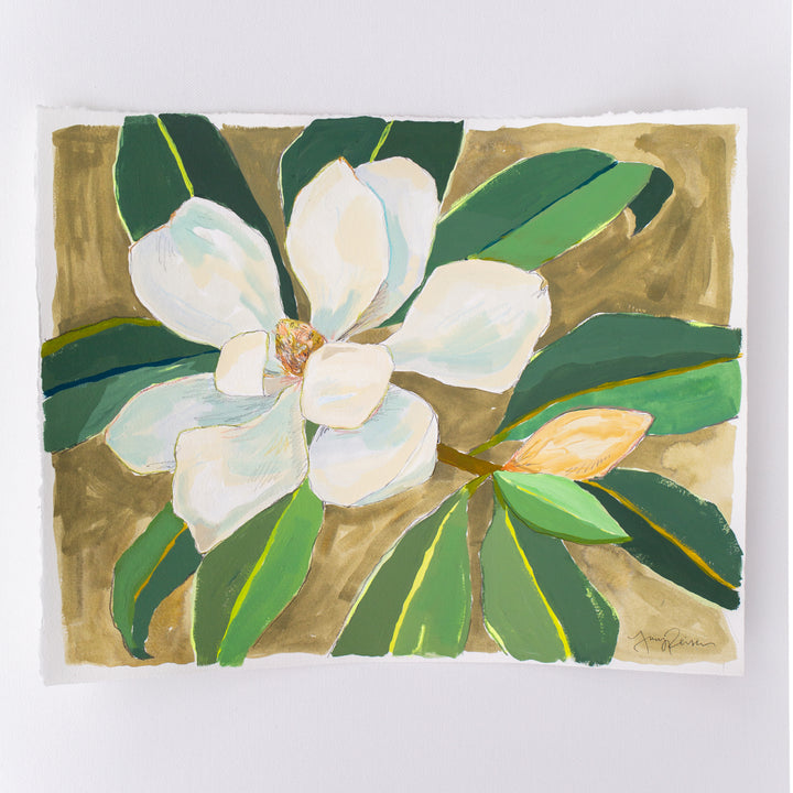 Umber Magnolia Study 11x14