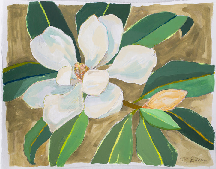 Umber Magnolia Study 11x14