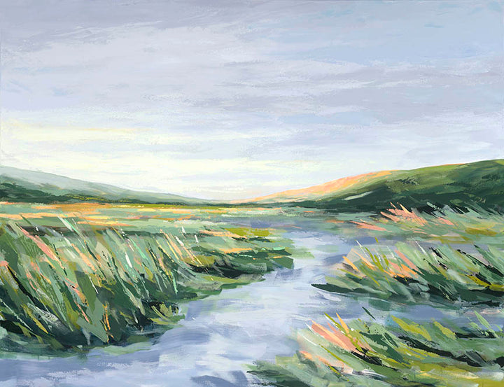 "Marshy Morning" Seconds Canvas Print