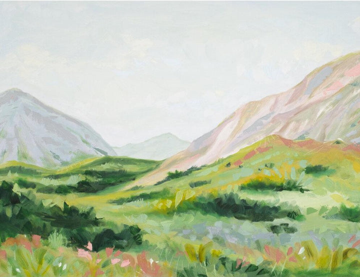 "Daybreak at Pfeishütte" Canvas Print